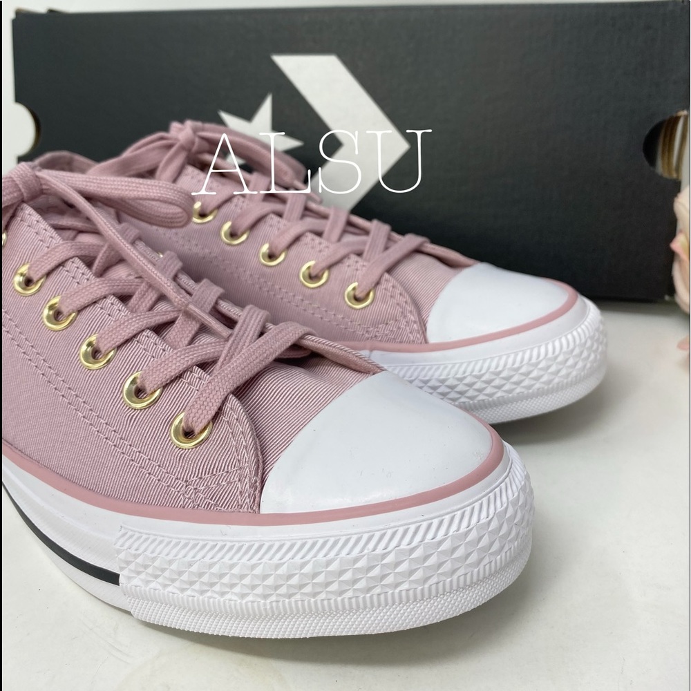 Converse Ctas Low Top Canvas Plum Chalk W AUTHENT - Picture 4 of 8